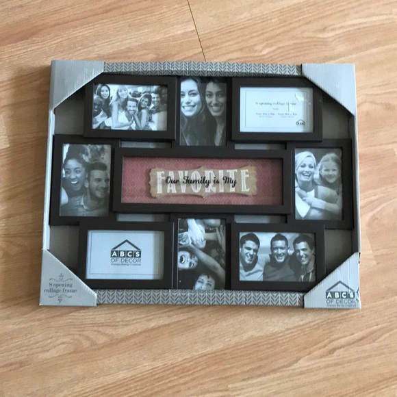 Accents Nwt Wall Decor Collage Picture Frame Family Poshmark